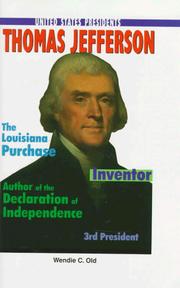 Cover of: Thomas Jefferson by Wendie C. Old