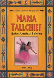 Cover of: Maria Tallchief by Lang, Paul