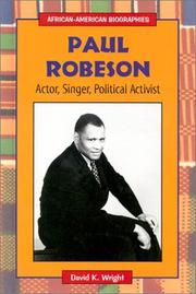 Cover of: Paul Robeson: actor, singer, political activist