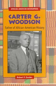 Cover of: Carter G. Woodson by Robert Franklin Durden