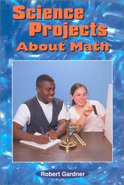 Cover of: Science projects about math