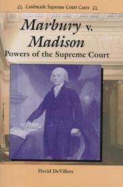 Marbury v. Madison by David DeVillers