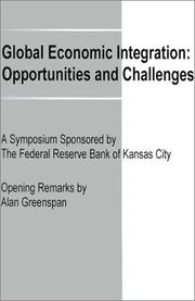 Cover of: Global Economic Integration by Alan Greenspan