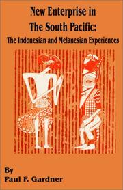 Cover of: New Enterprise in the South Pacific: The Indonesian and Melanesian Experiences