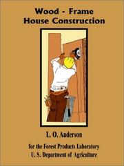 Cover of: Wood - Frame House Construction