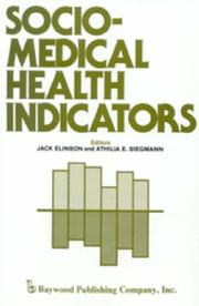 Cover of: Sociomedical health indicators