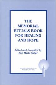 Cover of: The memorial rituals book for healing and hope