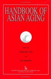 Cover of: Handbook of Asian aging | 