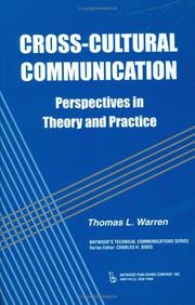 Cross-cultural communication by Thomas L. Warren