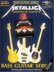 Cover of: Metallica - Master of Puppets* (Bass Guitar)