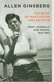 Cover of: The Book of Martyrdom and Artifice: First Journals and Poems 1937-1952
