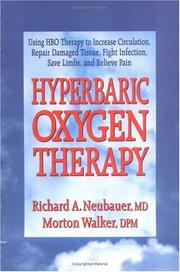 Cover of: Hyperbaric oxygen therapy