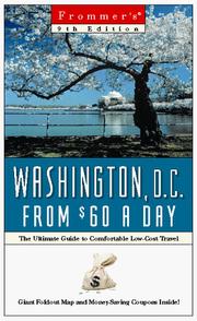 Cover of: Frommer's Washington, D.C. from $60 a Day (9th Ed)