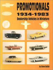 Cover of: Promotionals, 1934-1983: dealership vehicles in miniature