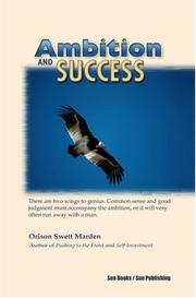 Cover of: Ambition and Success by Orison Swett Marden