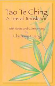 Cover of: Tao Te Ching by Chichung Huang, Laozi