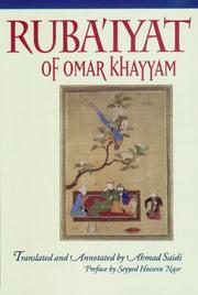 Cover of: Rubaʼiyat of Omar Khayyam by Omar Khayyam