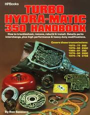 Cover of: Turbo Hydra/350 Hp511 by Ron Sessions