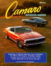 Camaro restoration handbook by Tom Currao