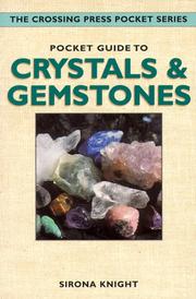 Cover of: Pocket guide to crystals and gemstones