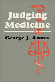 Cover of: Judging medicine