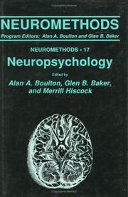 Cover of: Neuropsychology by edited by Alan A. Boulton, Glen B. Baker, and Merrill Hiscock.