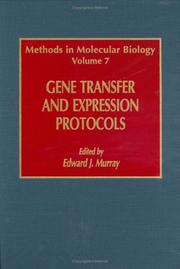 Cover of: Gene transfer and expression protocols