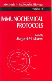 Cover of: Immunochemical protocols