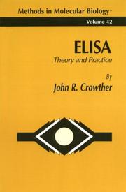 Cover of: ELISA by J. R. Crowther