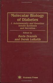 Cover of: Molecular Biology of Diabetes, Part I by 