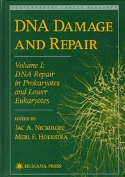 Cover of: DNA Damage and Repair: Volume I by 