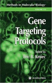 Cover of: Gene targeting protocols