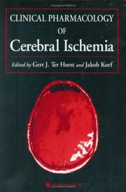 Cover of: Clinical pharmacology of cerebral ischemia | 