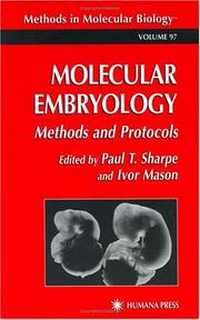 Cover of: Molecular embryology: methods and protocols