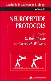 Cover of: Neuropeptide protocols