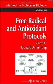 Cover of: Free radical and antioxidant protocols