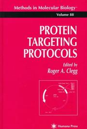 Cover of: Protein targeting protocols