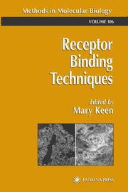 Cover of: Receptor binding techniques by edited by Mary Keen.