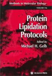 Protein lipidation protocols by Michael H. Gelb