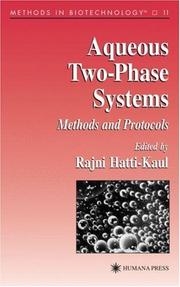 Cover of: Aqueous Two-Phase Systems: Methods and Protocols (Methods in Biotechnology)