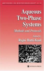 Cover of: Aqueous two-phase systems: methods and protocols