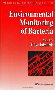 Cover of: Environmental monitoring of bacteria