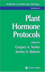 Cover of: Plant Hormone Protocols (Methods in Molecular Biology)