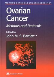 Cover of: Ovarian Cancer: Methods and Protocols (Methods in Molecular Medicine)