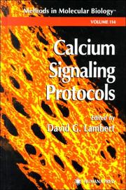 Calcium signaling protocols by David G. Lambert