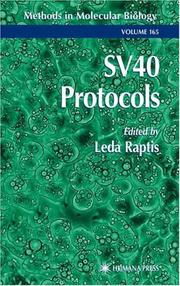 Cover of: SV40 Protocols by Leda Raptis