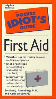 Cover of: The pocket idiot's guide to first aid