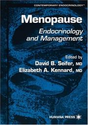 Cover of: Menopause by edited by David B. Seifer and Elizabeth A. Kennard.