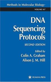 Cover of: DNA Sequencing Protocols (Methods in Molecular Biology) by 