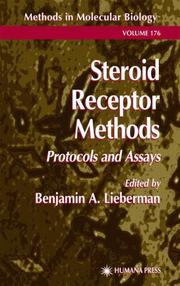 Cover of: Steroid Receptor Methods: Protocols and Assays (Methods in Molecular Biology)